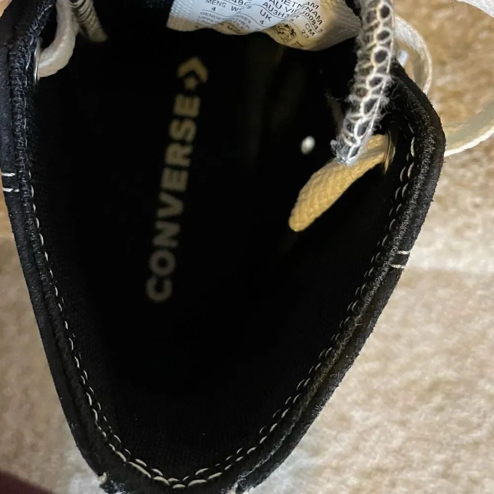 Converse Chuck Taylor All Star Quarter Split Suede Leopard Print Sneakers - Picture 11 of 11